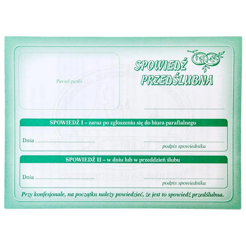 Spowiedź przed ślubem