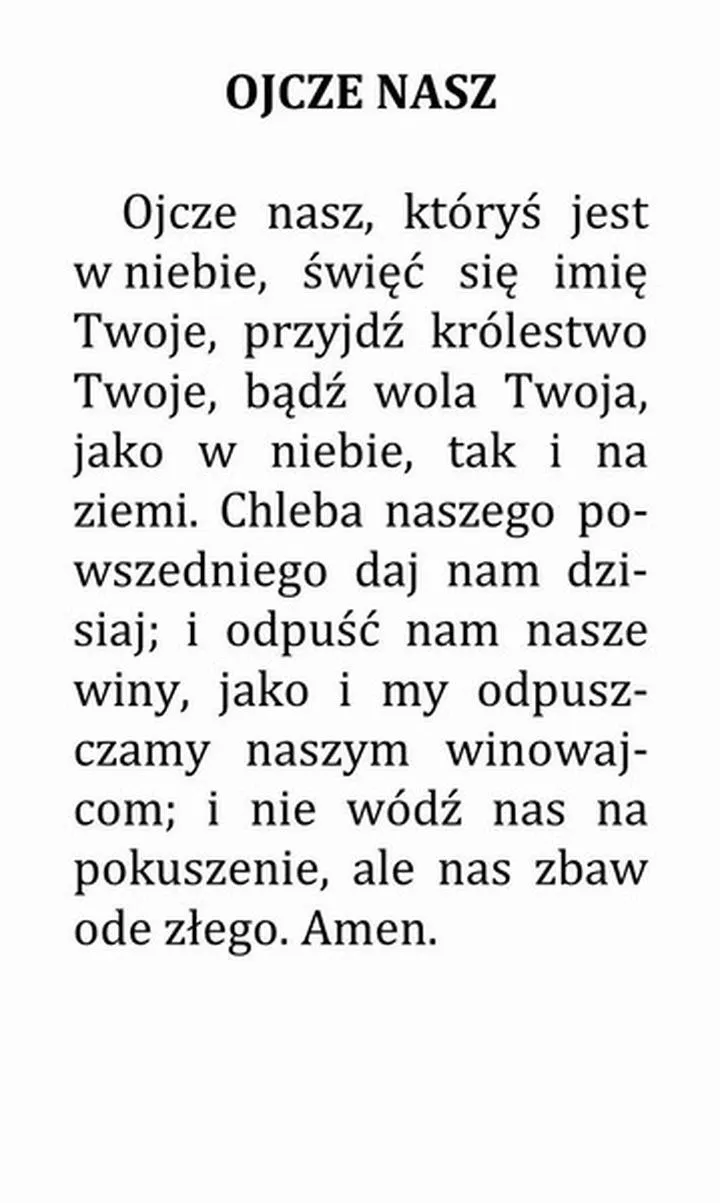 Znaczenie Ojcze Nasz w różnych tradycjach